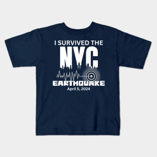 I Survived The NYC Earthquake Kids T-Shirt